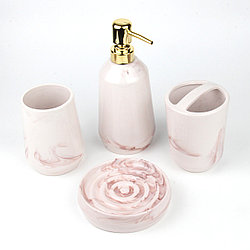 Керамический набор для ванной комнаты GL9017P Розовый
