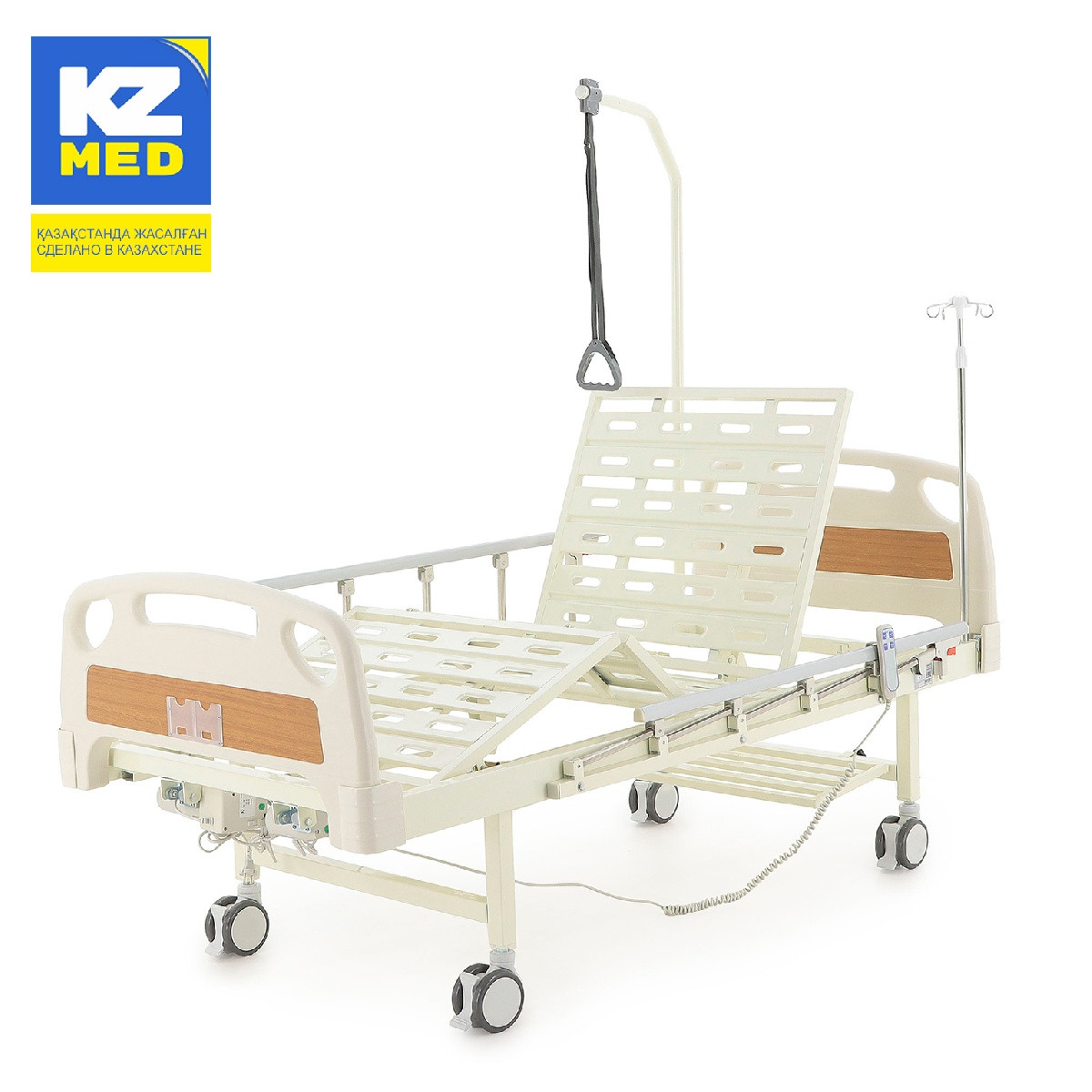 Кровать медицинская "KZMED" (204E спинки ABS) - фото 1 - id-p99138035