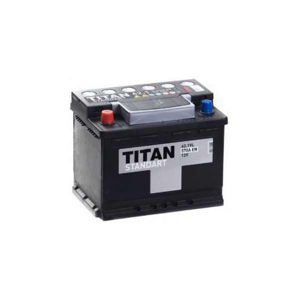 Аккумулятор TITAN Standart 62 (+) (0908)