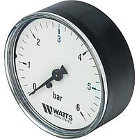 Манометр Watts MDA 63/6 1/4" (0-6 бар) заднее подключение