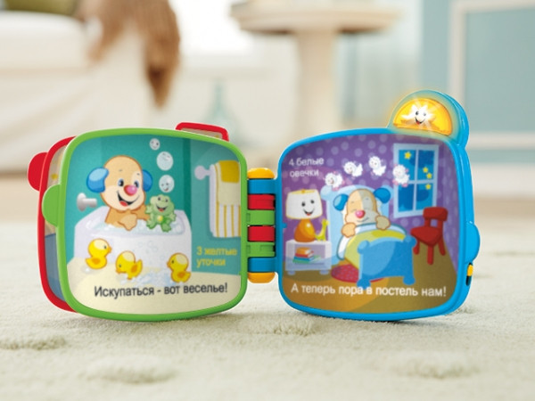 Fisher-Price Книжка Считаем с ученым щенком - фото 1 - id-p12519900