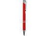 Ручка металлическая шариковая Legend Gum софт-тач, красный, фото 3