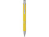 Ручка металлическая шариковая Legend Gum софт-тач, желтый, фото 2