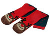 Набор носков с рождественской символикой в мешке мужские, 2 пары, красный, фото 3