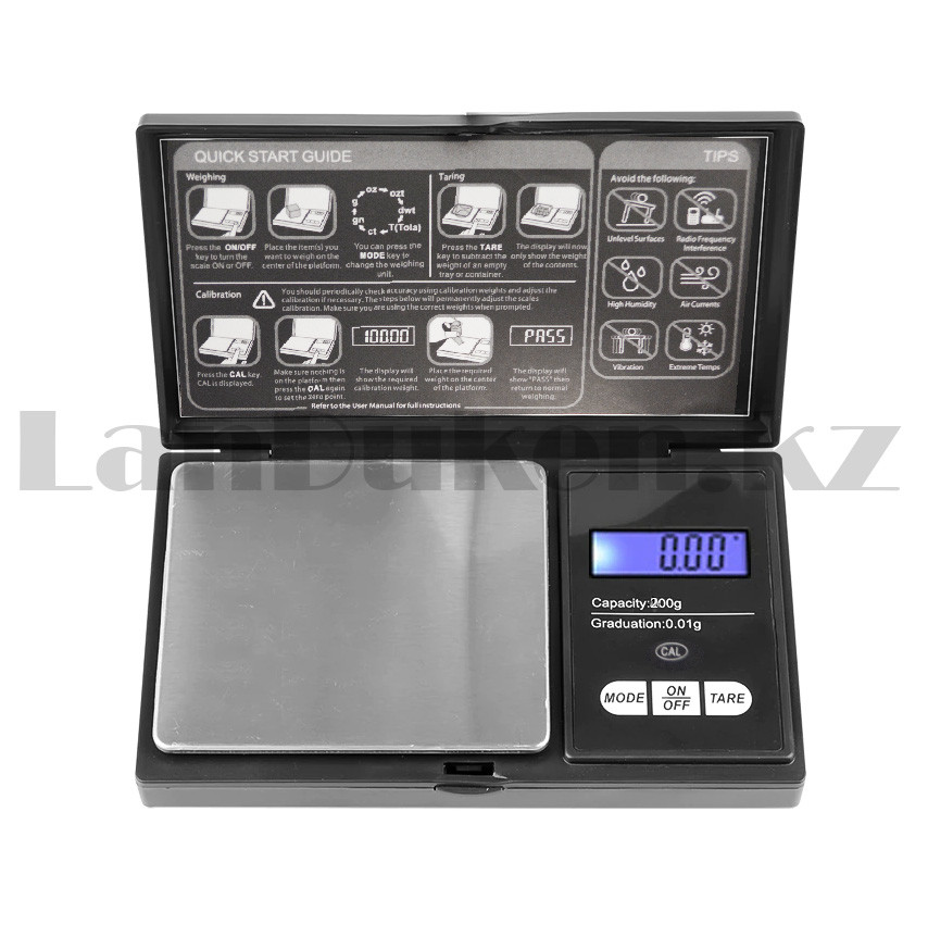 Весы ювелирные электронные карманные на батарейках Digital Scale - фото 6 - id-p99145683