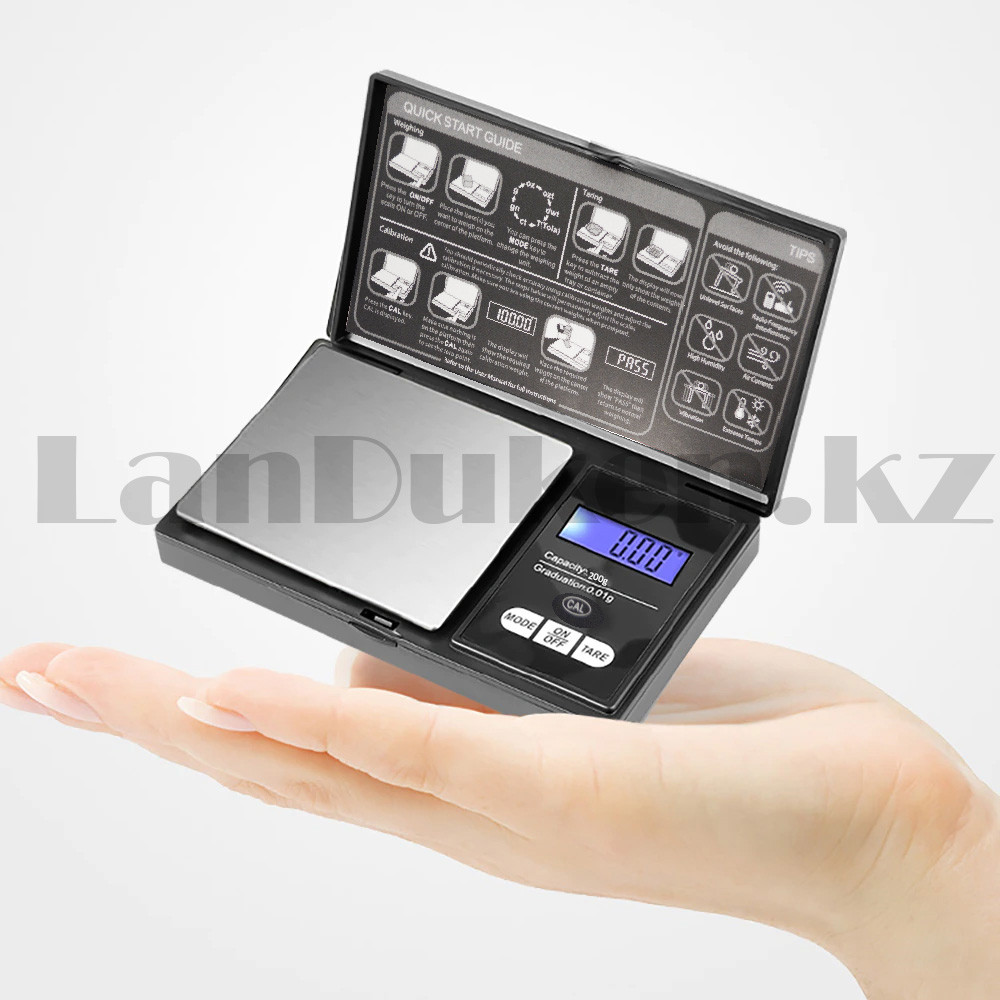 Весы ювелирные электронные карманные на батарейках Digital Scale - фото 8 - id-p99145683