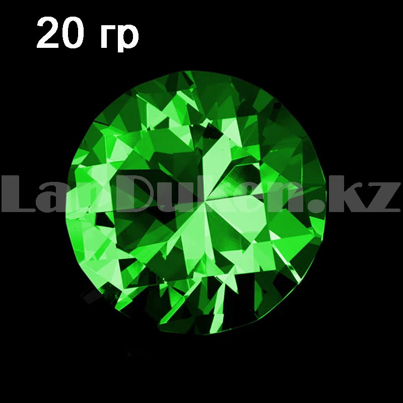 Сувенир Кристалл из стекла зеленый 20 гр - фото 2 - id-p56473676