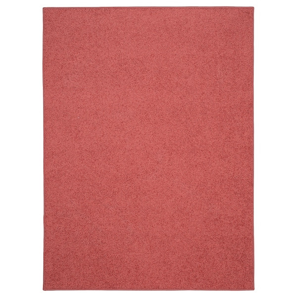 Ковёр длинный ворс АЛЛЕРСЛЕВ светлый коричнево-красный 133x180 см ИКЕА, IKEA