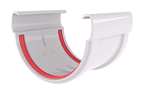 Соединитель желоба 135 мм Белый Grand Line