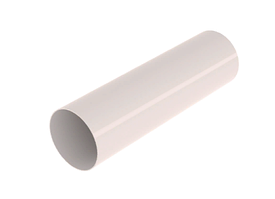 Труба водосточная 90x3000 мм Белый Grand Line