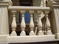 Балясины, перила, тумбы гранит, травертин. В наличии и под заказ