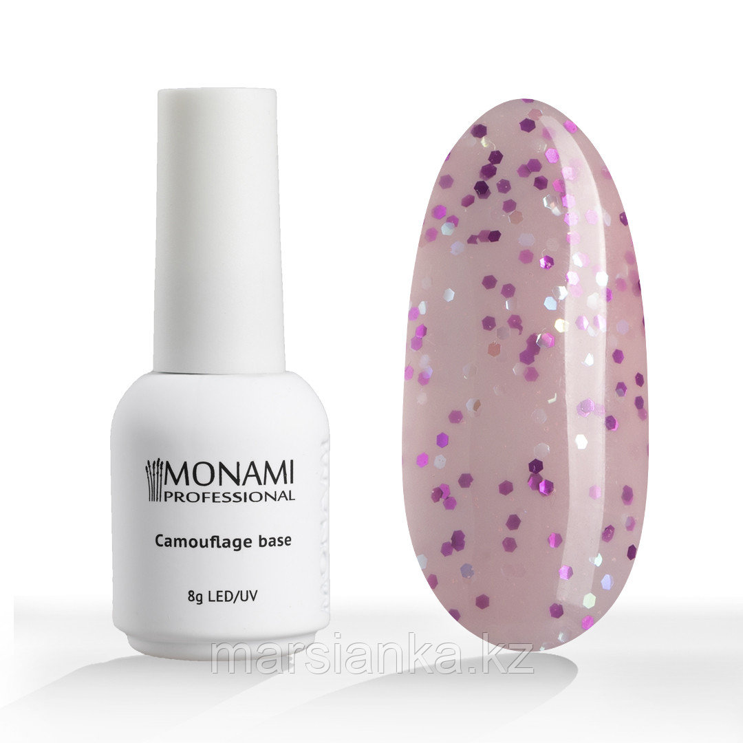 Rubber Base Monami Camouflage Pretty Pink, 8мл