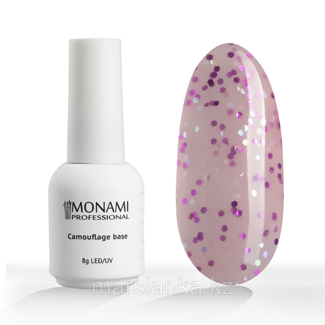 Rubber Base Monami Camouflage Pretty Pink, 8мл - фото 1 - id-p99163363