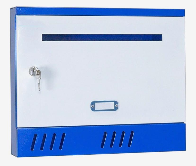 Ящик почтовый синий