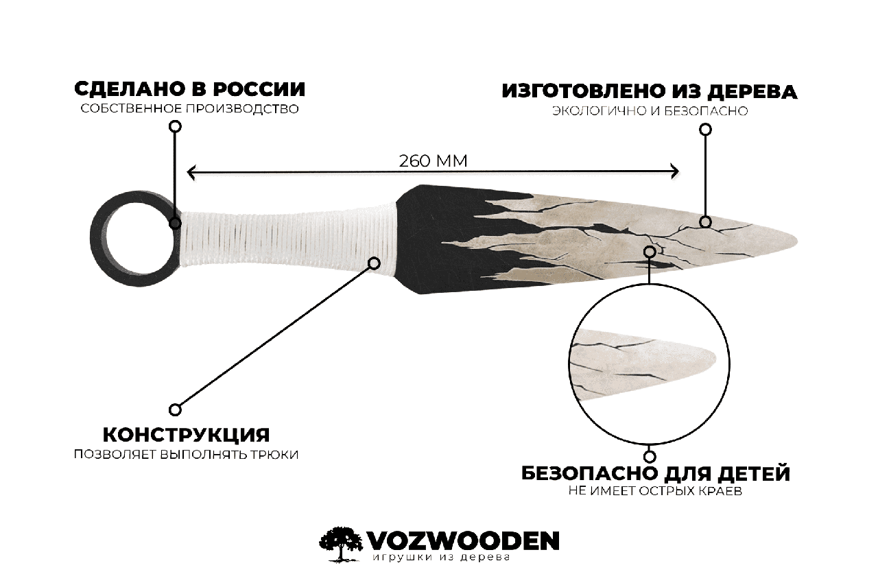 Деревянный нож кунай Стандофф 2 Бон Кость в коробочке (Bone Standoff 2) (id  99163835), купить в Казахстане, цена на Satu.kz