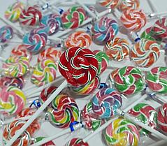 Леденец лолли 10гр ДИСК /Леденцовый рай/(30шт - упак)