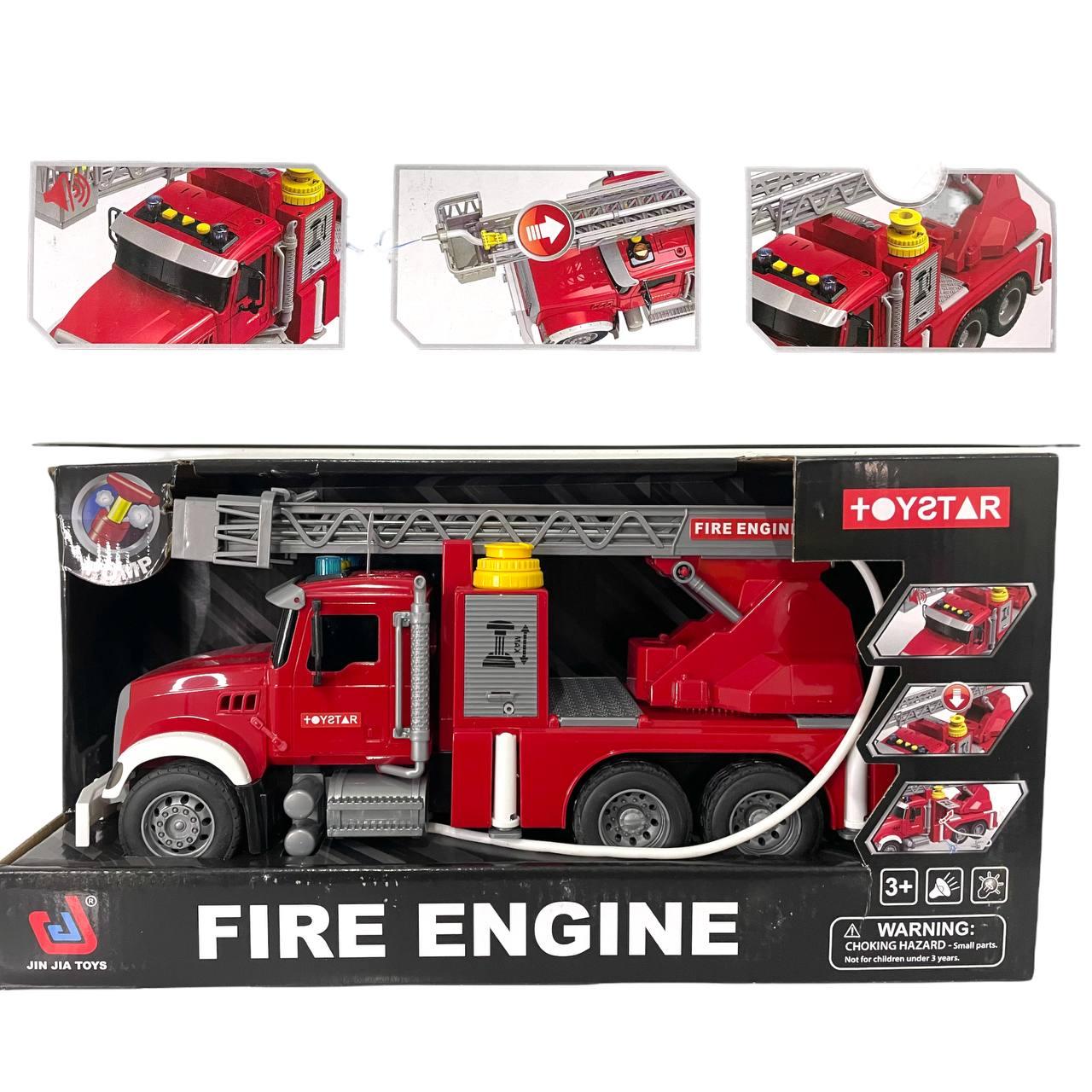 666-58P Fire engine пожарный кран, 3 функции со звуком, 42*21см
