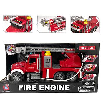 Помятая упаковка!!! 666-58P Fire engine пожарный кран, 3 функции со звуком, 42*21см