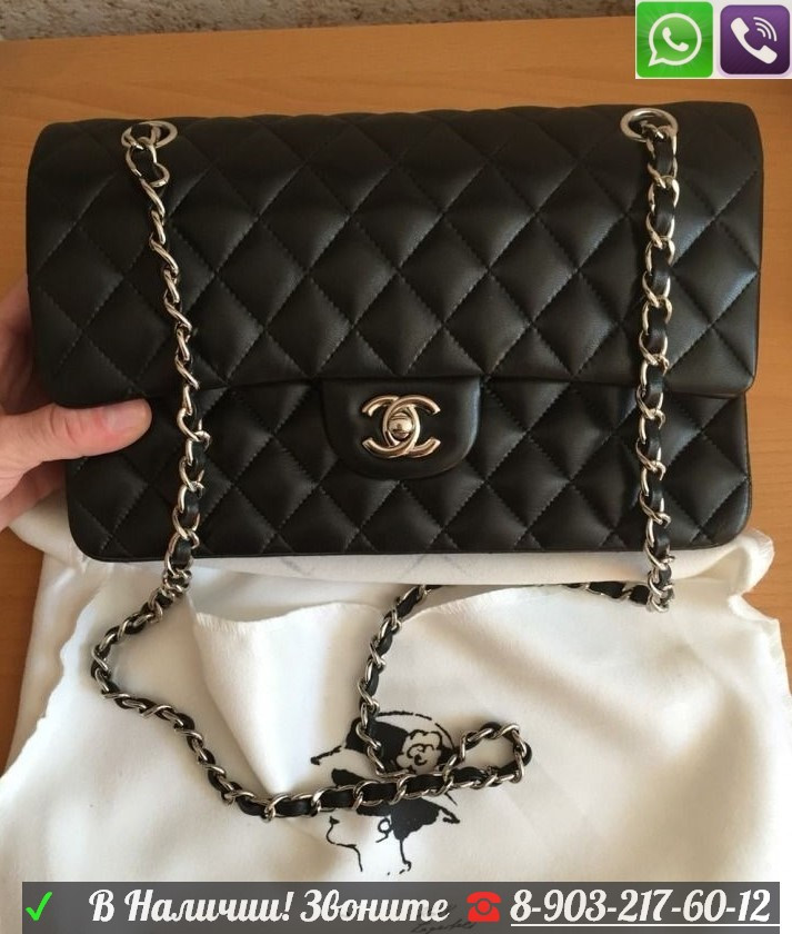 Черная Chanel 2.55 - фото 6 - id-p99194699