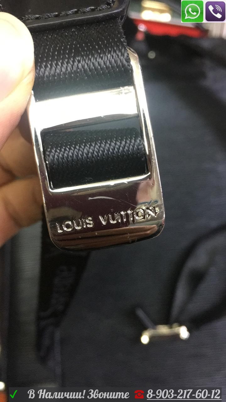 Черный Louis Vuitton Supreme Рюкзак Eppi Луи Виттон Суприм - фото 8 - id-p99195685