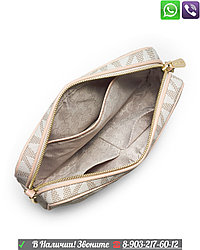 Сумка Michael Kors Jet Set Белая Майкл Корс Vanilla Клатч