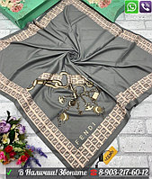 Fendi Шелковый Платок FF logo Фенди