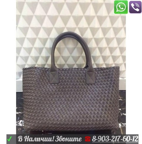 Черная Сумка Bottega Veneta Cabat - фото 7 - id-p99194811