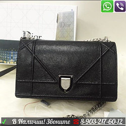 Сумка Diorama Клатч Диор икра Caviar