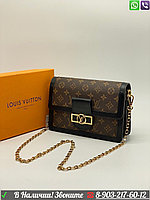 Клатч Louis Vuitton Dauphine Monogram на цепочке
