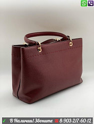 Сумка Tory Burch Тоут бордовая