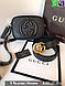 Ремень Gucci черный с золоой пряжкой, фото 9