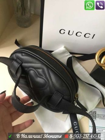 Сумка Пояс Gucci Marmont GG Поясная Gucci - фото 10 - id-p99195808