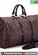 Дорожная Сумка Louis Vuitton Keepal Damier Ebene Луи Виттон - фото 2 - id-p99194847