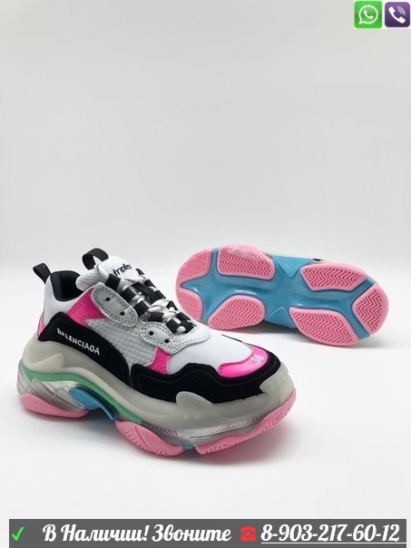 Кроссовки Balenciaga Triple S - фото 4 - id-p99202428