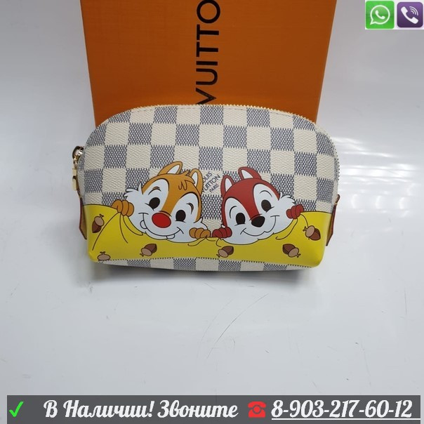 Косметичка Louis Vuitton Чип и Дейл - фото 4 - id-p99200514