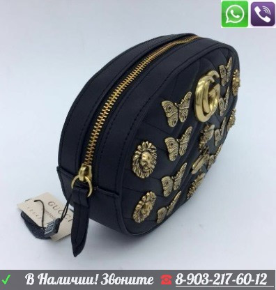Поясная сумка Gucci с жуками - фото 2 - id-p99195831