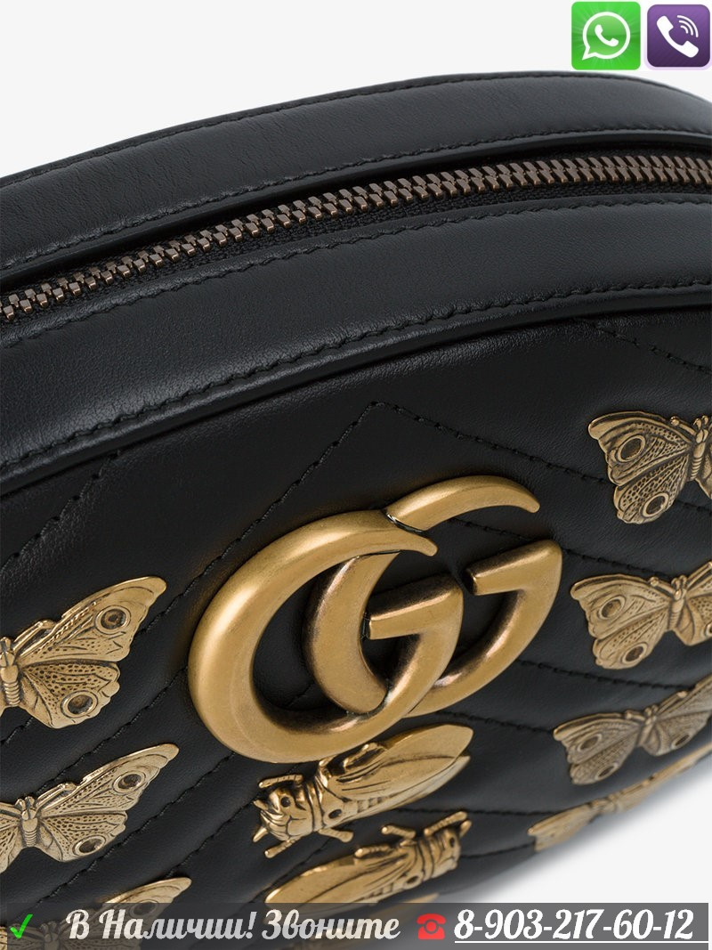 Поясная сумка Gucci с жуками - фото 6 - id-p99195831