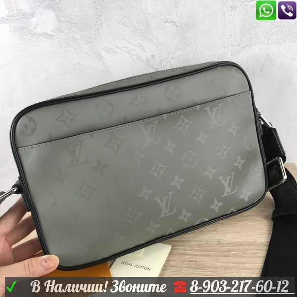 Louis Vuitton Titanium сумка через плечо мужская - фото 6 - id-p99206241