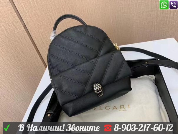 Рюкзак Bvlgari Serpenti Cabochon