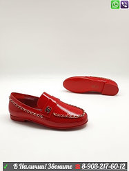 Мокасины CHANEL Шанель с цепочкой