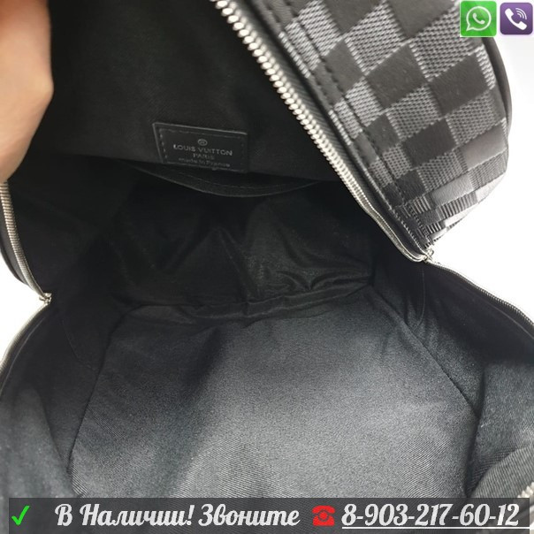 Рюкзак Louis Vuitton Michael Backpack черный мужской - фото 8 - id-p99200574