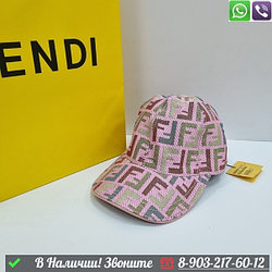 Кепка Fendi с буквами Розовый