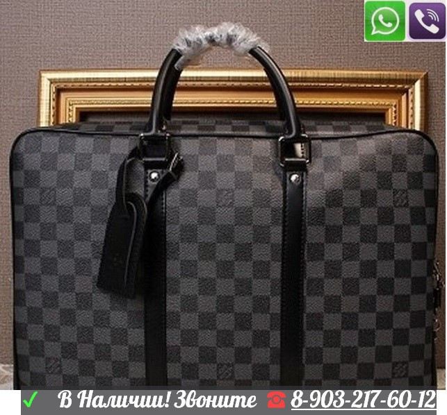 Мужская Cумка Porte Documents Louis Vuitton - фото 3 - id-p99194938