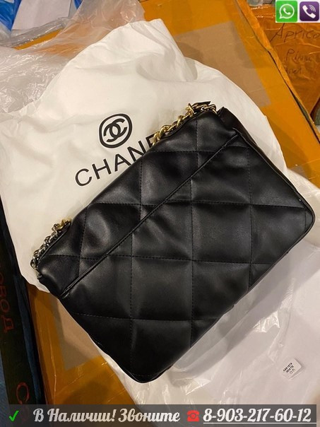 Сумка Chanel Flap 19 большая 30 см - фото 9 - id-p99204412