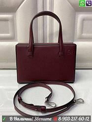 Сумка Loewe Postal Бордовый