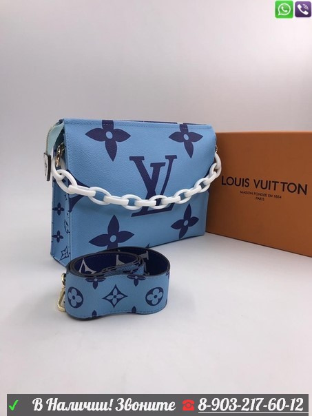 Сумка Louis Vuitton Луи Витон Ручка из цепочки - фото 7 - id-p99200613