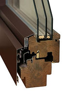 Дерево-алюминиевые евроокна