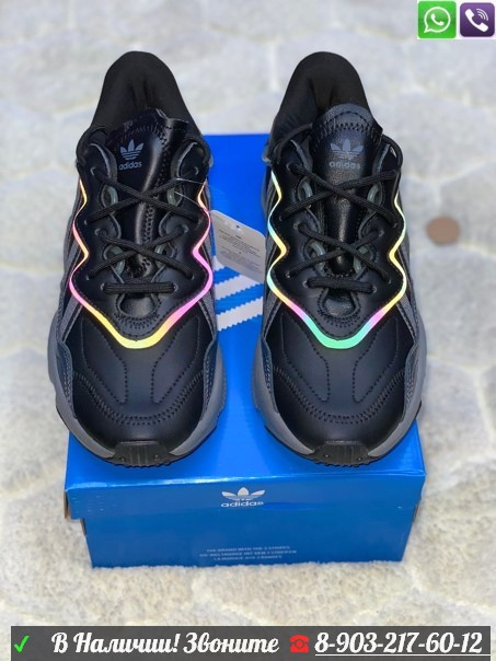 Кроссовки Adidas Ozweego черные - фото 7 - id-p99211164