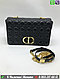 Сумка Dior Caro черная большая, фото 3