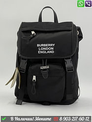 Рюкзак Burberry Rucksack большой в клетку Черный